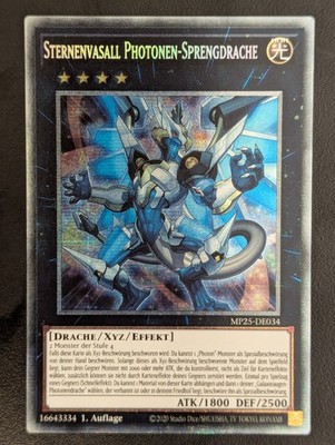 Sternenvasall Photonen-Sprengdrache MP25-DE034 Starlight Rare DE NM YUGIOH