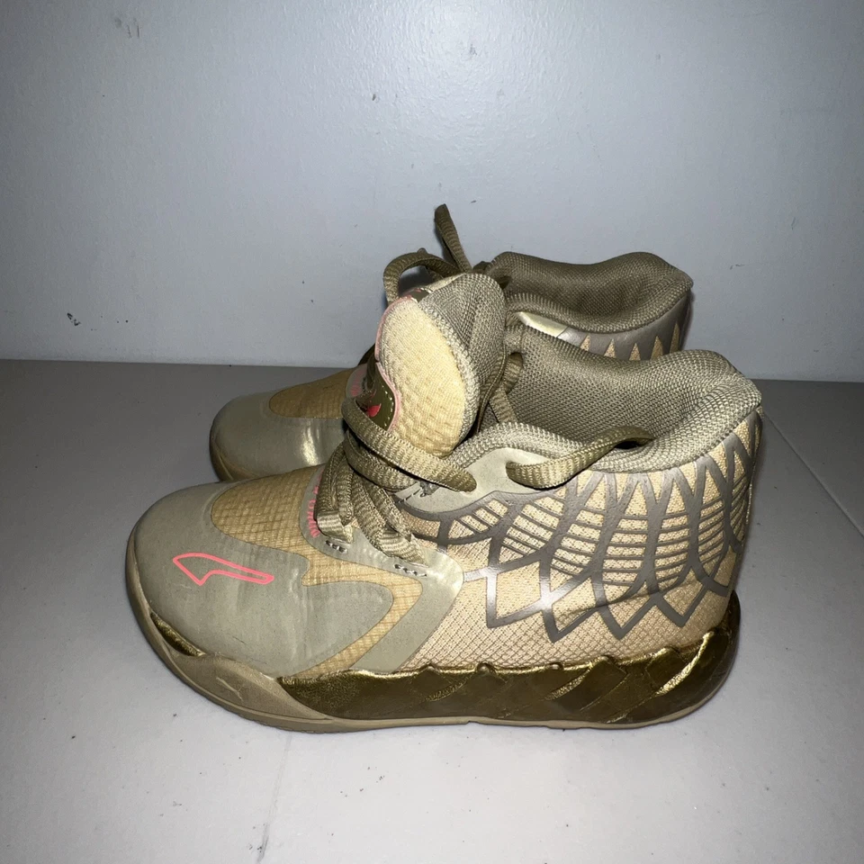 Tênis infantil Puma LaMelo Ball MB.01 Golden Child (PS) - Imagem 3 de 4