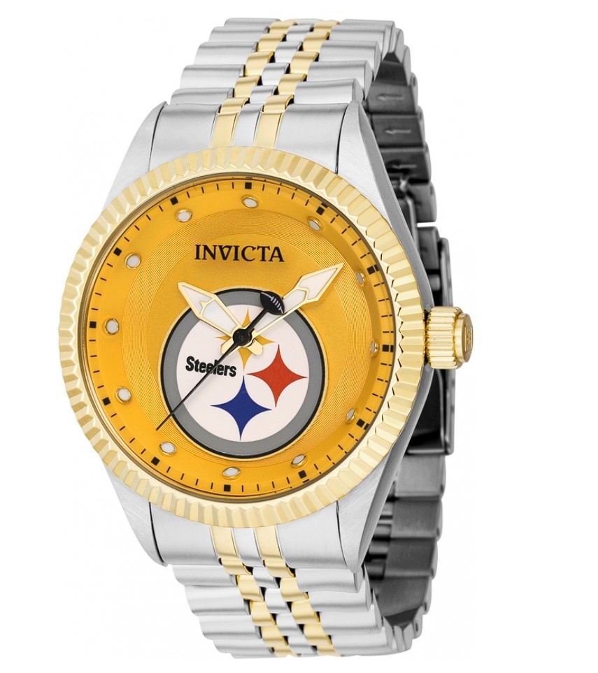 Invicta Men's 43mm NFL Pittsburgh Steelers Two-Tone Stainless Steel Quartz Watch 42479