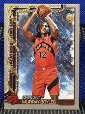 2025 Topps Holiday COLLIN MURRAY-BOYLES Toronto Raptors RC Rookie Grey Glitter