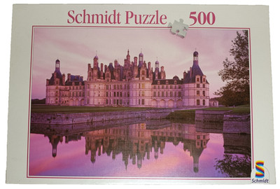 Schmidt Puzzle Schloß Chambord 500 Teile 57006 eingeschweißt Vintage rar neu OVP