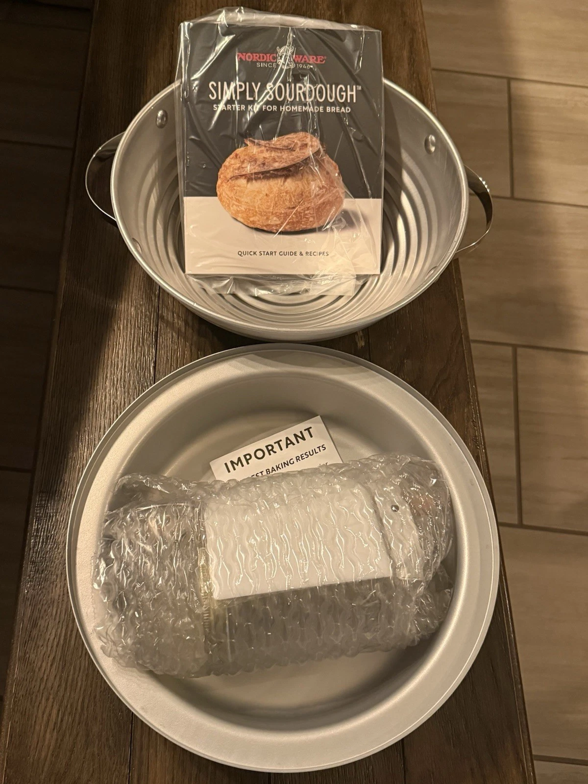 Nordic Ware Simply Sourdough Bread Pan Starter Kit For HomeMade
