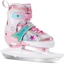 Mermaid Tail Girls Ice Skates, Adjustable Ice Skates for Kids Youth, Toddler ...