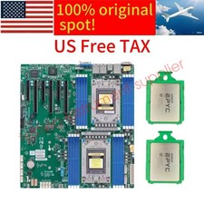 Supermicro H12DSi-N6  AMD EPYC 7702 x 2 server motherboard combination