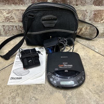 Sony ESP Car Discman D-826K Portable CD Player And extras-Not