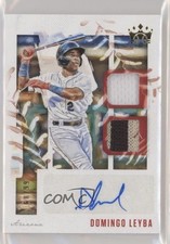 2020 Diamond Kings DK Material Signatures Gold 60/99 Domingo Leyba Auto 0a6