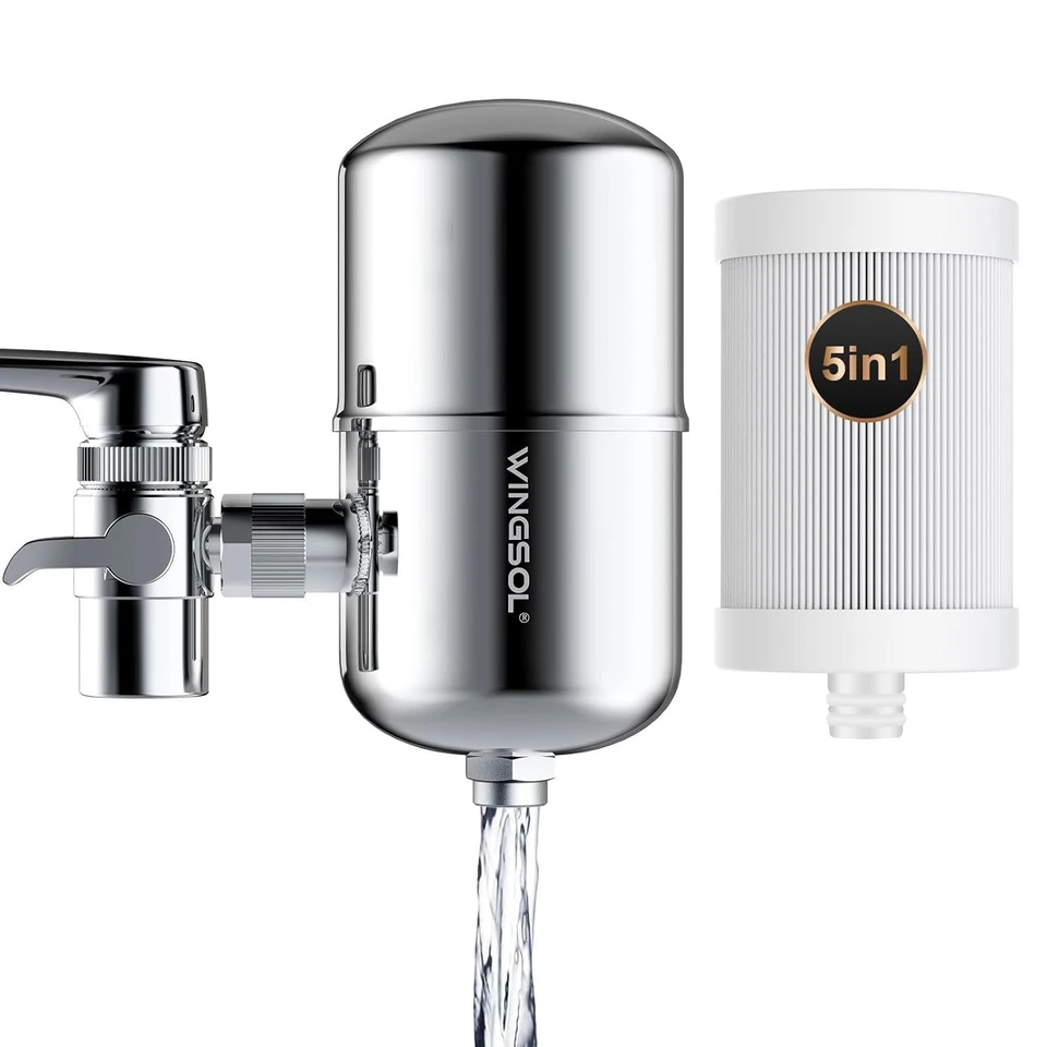 304 Stainless Steel Faucet Filter for 220-Gallon 0.1µm Water - Image 3 of 4