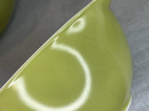 Set Of 4 PYREX Green “Verde” Cinderella Nesting Mixing Bowls - Picture 3 of 24