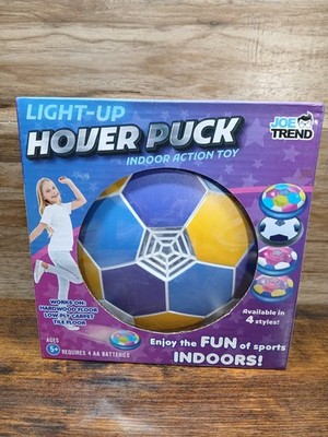 Joe Trend Light-Up Hover Puck Indoor Action Toy LED Soccer Ages 5+ New in Box
