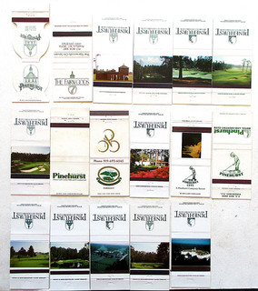16 PINEHURST NORTH CAROLINA GOLF & COUNTRY CLUB MATCHCOVERS & 1 BOX