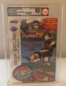 Sega Saturn 3 Free Games VGA 85 Sealed Daytona USA Virtua Cop VF2 not WATA CGC