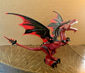 Lego Dark Red Black Dragon Fantasy Era Castle from 7093 Skeleton Tower