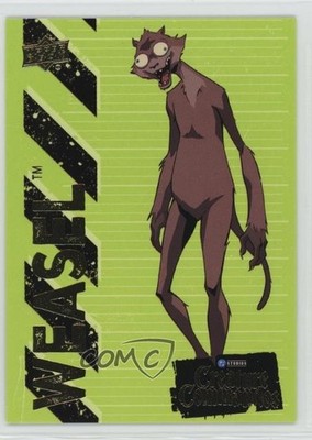 2025 Upper Deck DC Creature Commandos Green Neon 107/200 Weasel #6 e0y