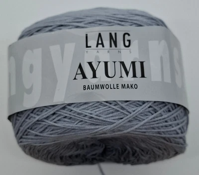 (220€/kg): 100 g LangYarns AYUMI, Baumwolle, langer Verlauf, 700 m, Fb. 23 #7639 - Bild 1 von 3