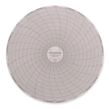 DICKSON C651 Circular Paper Chart, 7 day, 60 pkg 1LXK5