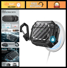 Waterproof AirPods Pro 3 Case with Lock  Carabiner, Military-Grade Protection,