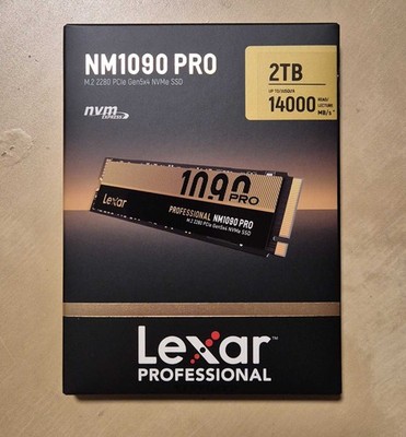 Lexar NM1090 PRO 2TB SSD PCIe Gen 5.0 5x4 NVMe M.2 14.000 MB/s 2048 GB 2280