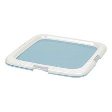 Dog Puppy Pee Pad Holder Potty Training Tray Indoor Toilet Pad Frame Blue 23X22