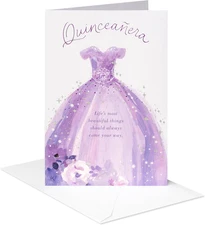 American Greetings Quinceañera Card (Most Beautiful Things)