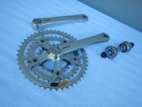 Shimano FC-M730 Vintage Mountain Bike Triple Cranks 175 Crankset w/ BB 46/36/24