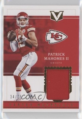 2017 Panini Vertex Materials 34/75 Patrick Mahomes II #VM-19 Rookie RC 0ad