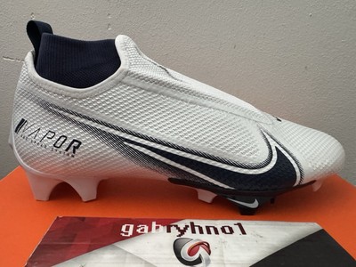 Nike Vapor Edge Pro 360 Football Cleats AO8277-106 White Navy Mens Size 8