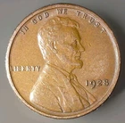 1928 P Lincoln Wheat Penny