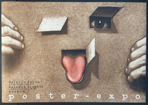 Poster-Expo (1984) Original Polish Exhibition Poster Krakow 26x38
