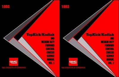 1993 Topkick Kodiak P6 Werkstatt-Handbuch Chevrolet GMC Reparaturservice Bücher