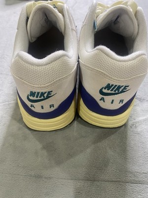 Nike Air Max 1 Midnight Navy White Blue Suede FQ8048-133 Men's Sneakers