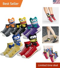 Women s Cute Animal Themed Crew Socks - Comfortable and Fun Gift Idea, 5 Pairs