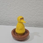 Vintage Fisher Price Little People Sesame Street Big Bird & Nest