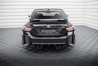 Maxton Design Heckansatz Diffusor V.2 Passend FüR Bmw M2 G87 Schwarz Hochglanz