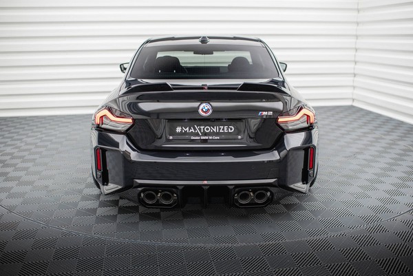 Maxton Design Heckansatz Diffusor V.2 Passend FüR Bmw M2 G87 Schwarz Hochglanz-image