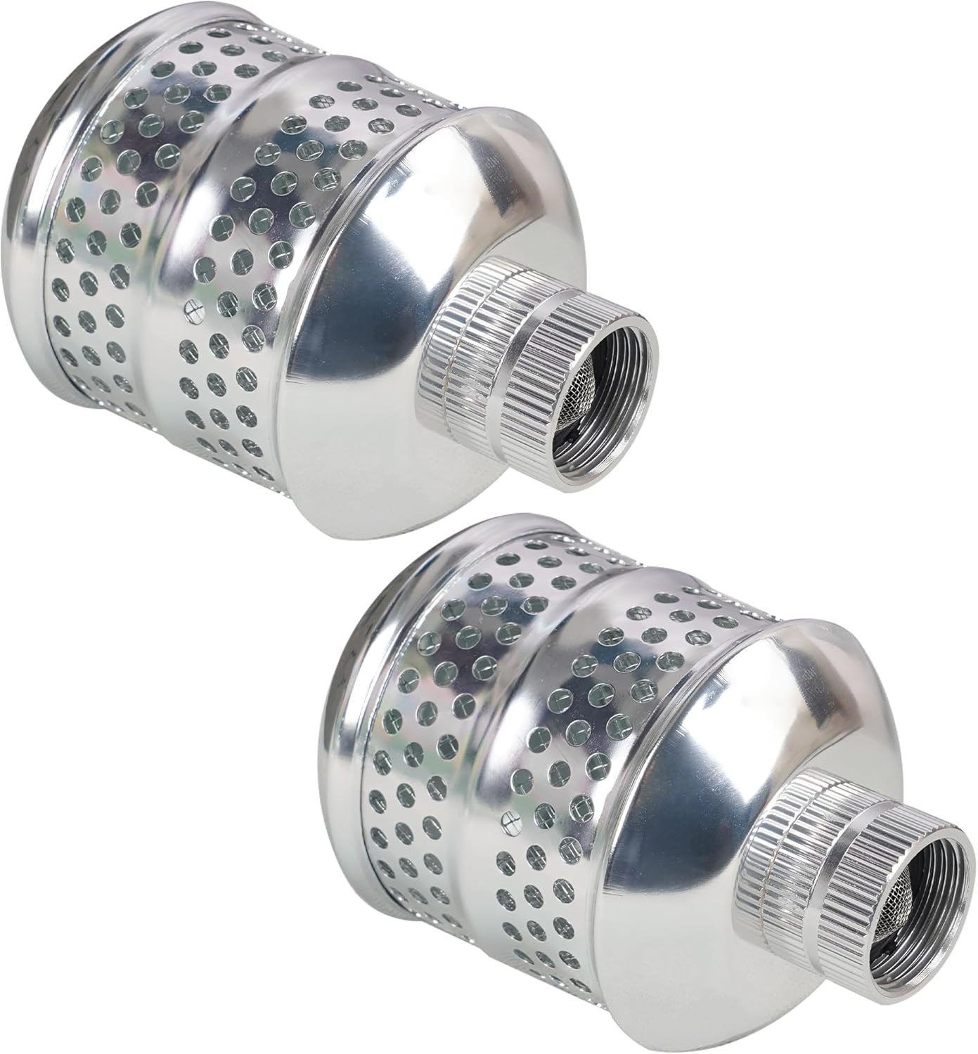 2 Pack Bubbler Sprinkler Heads, Aluminum Diffuser Flood Nozzle for Delicate Wate