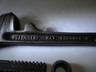 Vintage Ridgid Oil Hardened 6" Pipe Wrench Elyria, Ohio U.S.A. — photo 9