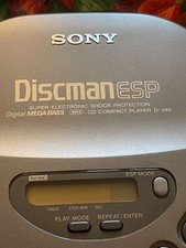 Sony Discman D-345 Portable CD Player – Classic Vintage Audio