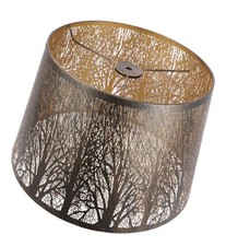 Lampshade Drum Lamp Shades 10" Top x 12" Bottom x 8" High Spider Metal Anti...