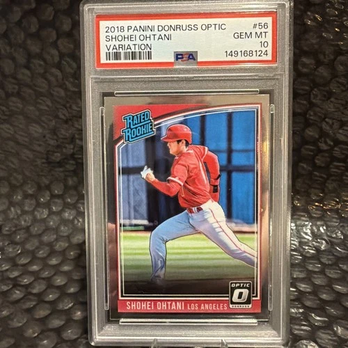 2018 Panini Donruss Optic Rated Rookie Variation Shohei Ohtani #56 PSA 10!