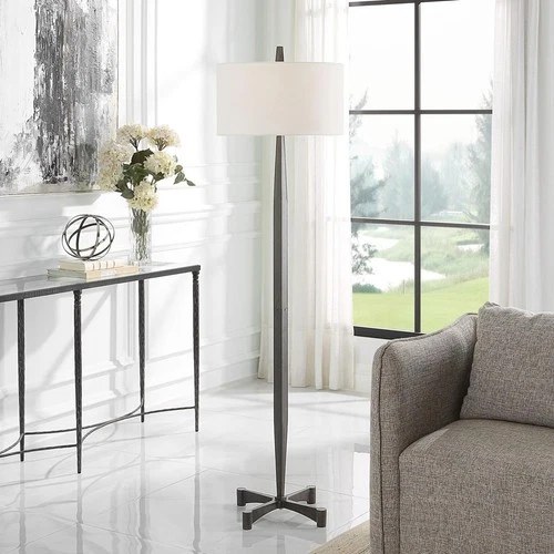 Uttermost 30158 Counteract Floor Lamp Aged Black - Picture 7 of 7