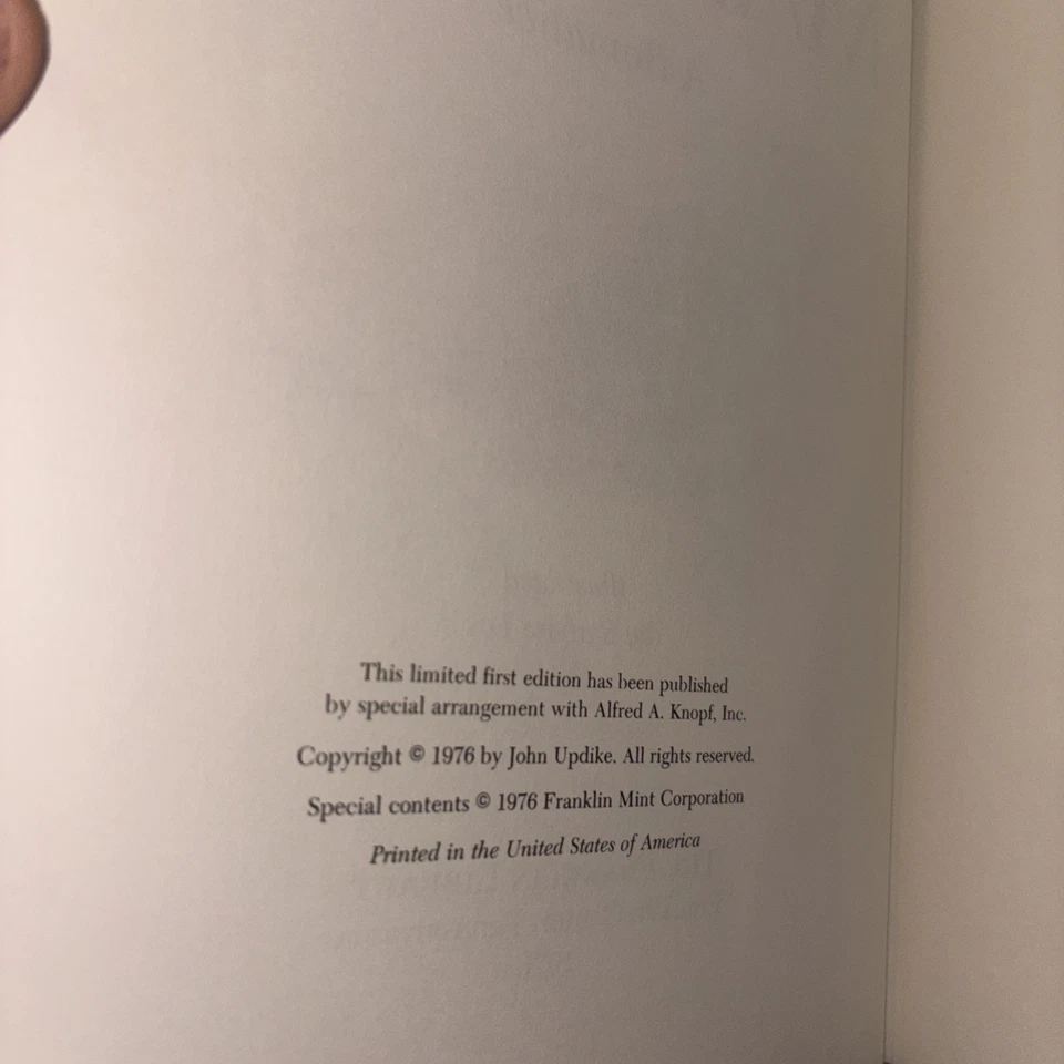 Marry Me By John Updike Franklin Library First Edition Foto 3 de 3