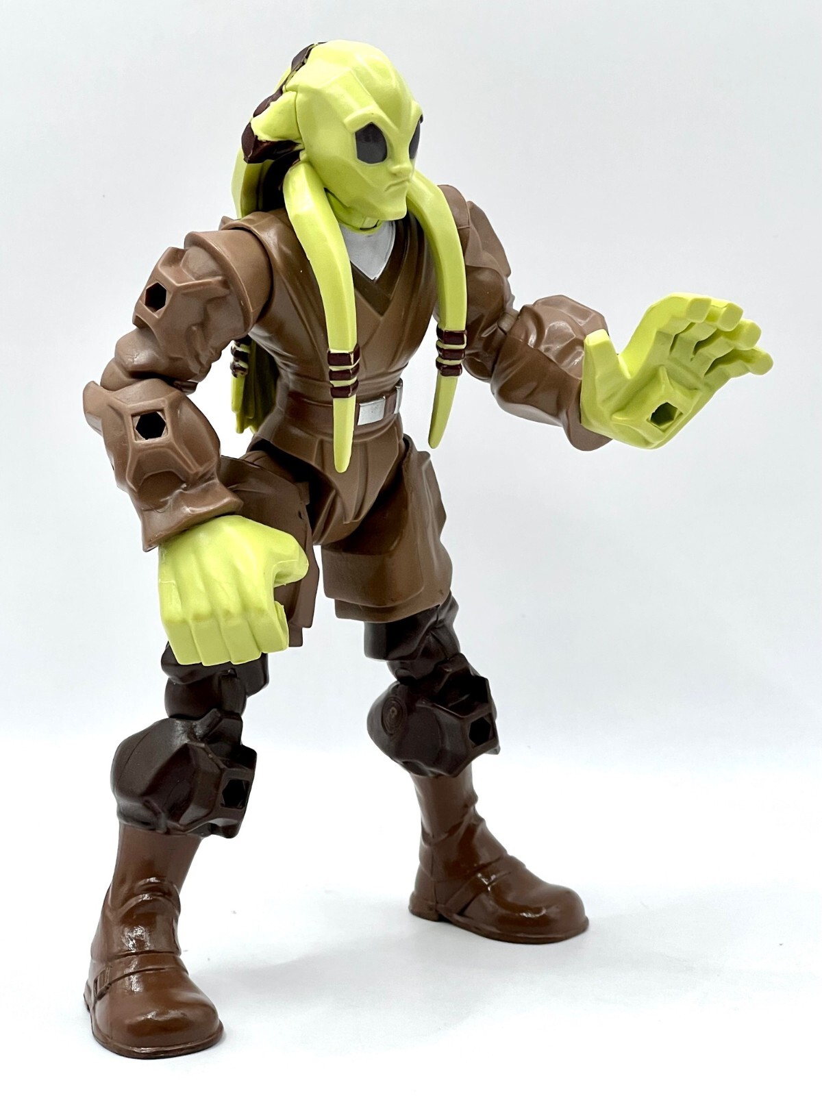 Hasbro Star Wars Hero Mashers Kit Fisto | Action Figure 15 Cm Con 9 Punti Articolazione E Accessorio - 3
