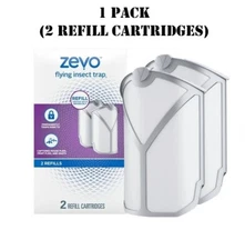 Zevo Flying Insect Trap, Fly Trap Refill Cartridges (2 Refill Cartridges)