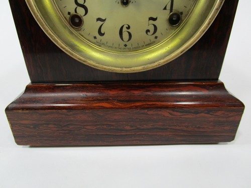 1920’s Antique Seth Thomas Mantel Shelf Desk Clock Adamantine - Picture 4 of 12