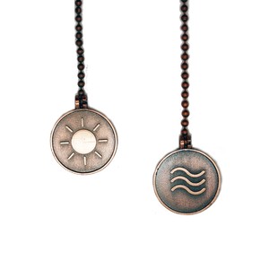 Ceiling Fan Pull Chain Set Includes 1 Light And 1 Fan Chain