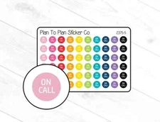 2375-5~~On Call Dots Planner Stickers.