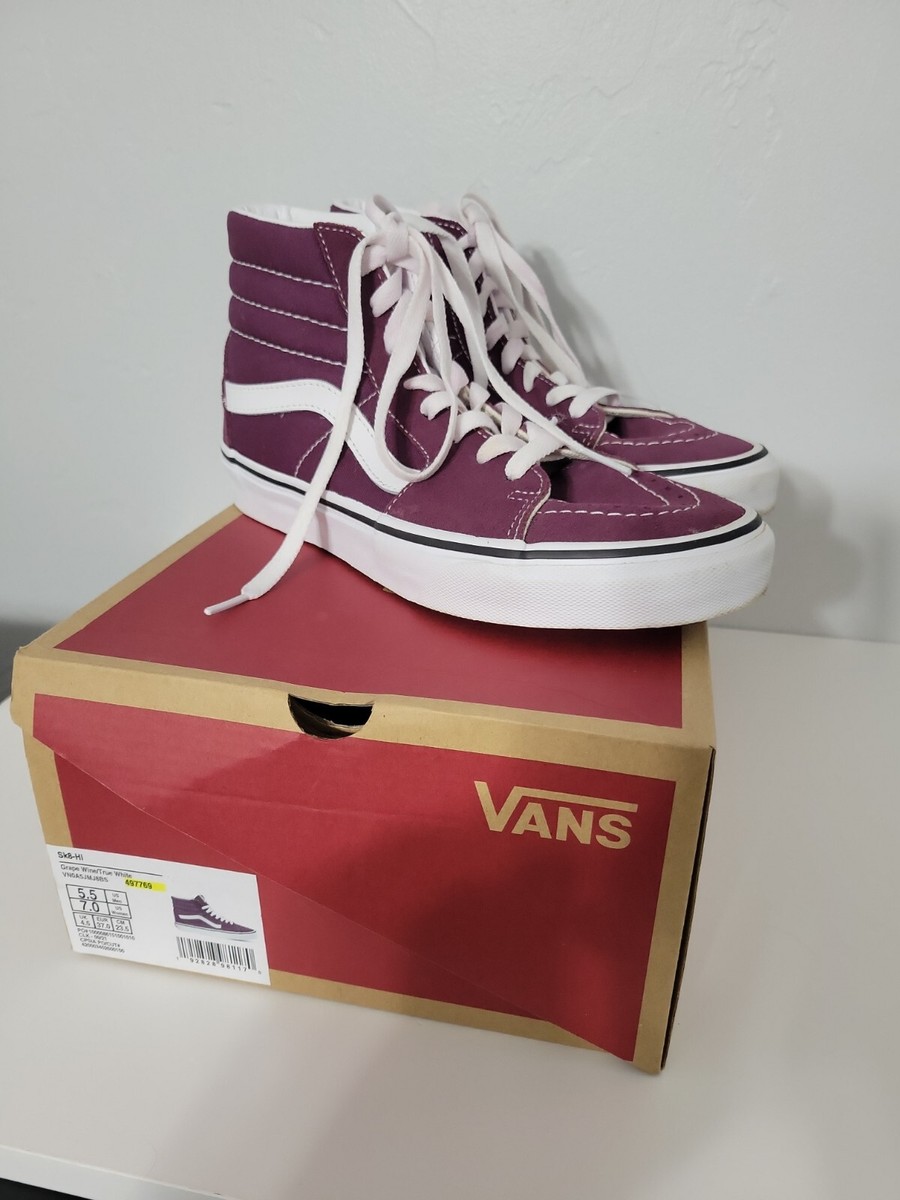 Size 11 VANS Sk8- High Grape Wine for sale online