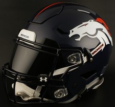 DENVER BRONCOS NFL Riddell SPEEDFLEX Authentic Gameday Football Helmet
