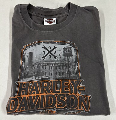 Harley Davidson T-Shirt Wolverine Harley Davidson Clinton TWP