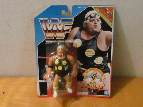 RARE Vintage Carded WWF Dusty Rhodes Hasbro 1990 A...